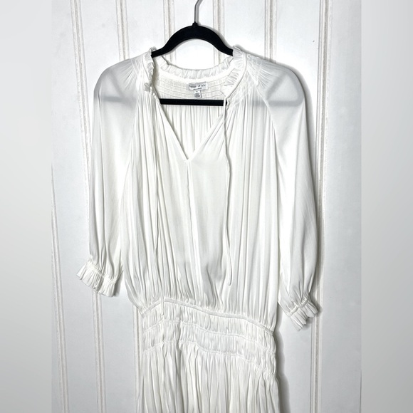 Current Air White Long Sleeve Dress 729 - Picture 3 of 9